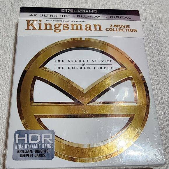 Kingsman 2 movie collection Ultra 4K HD movie + Blu-ray + Digital code - Picture 1 of 6